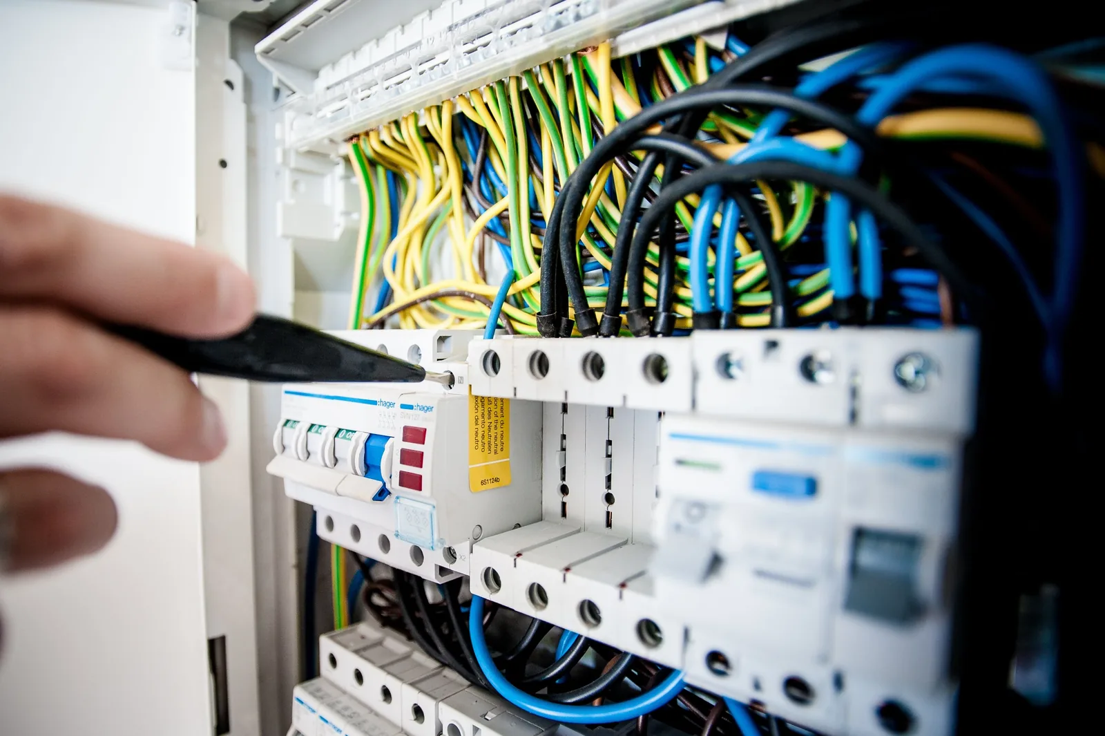 Electrical panel assessed during a service upgrade quote in Vancouver